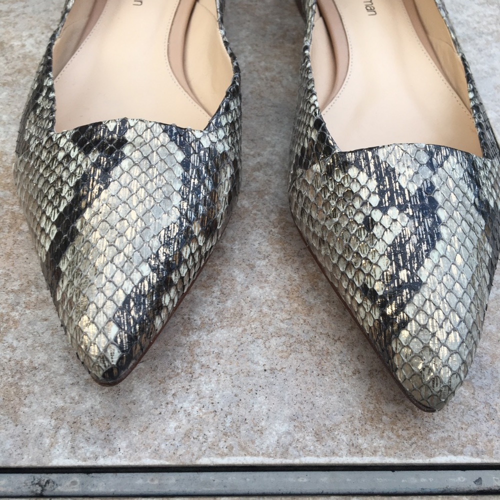 Alexander Birman Python Snake Metallic Flats - image 3